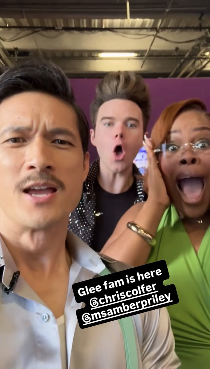 CentralGleeBr's tweet photo. LINDOS! Amber Riley e Chris Colfer foram apoiar Harry Shum. Jr no Dancing With the Stars hoje. 🫶 https://t.co/UwzZtVOKUo