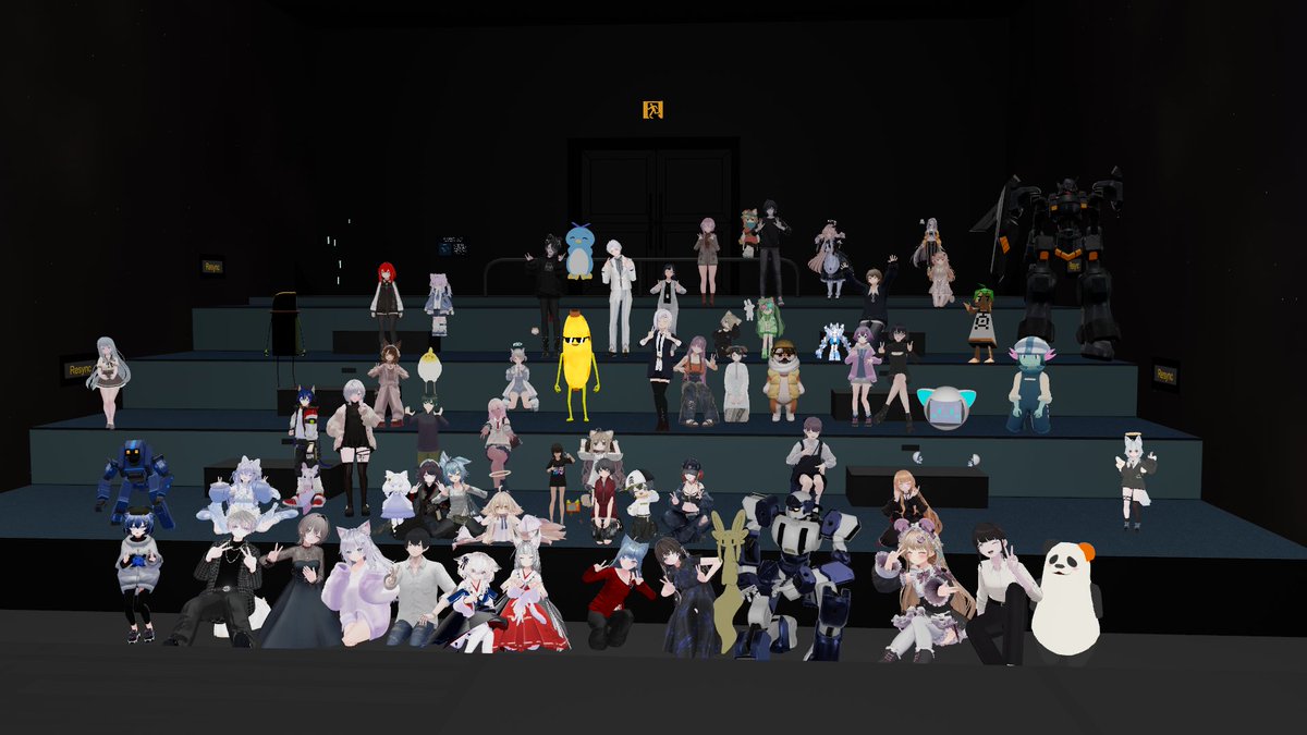 yuactvr's tweet photo. 🎭バチャマガ × VR劇団ユアクト コラボ企画
『 #VRCエピソード舞台化 』

最終日も満員御礼！🙌
大盛況のうちに全公演を終えることができました！

ご来場・配信視聴、誠にありがとうございました！！

公演の写真や感想なども、ぜひハッシュタグを添えて投稿いただけると嬉しいです✨
#VR劇団ユアクト https://t.co/W8HlG4EGeX