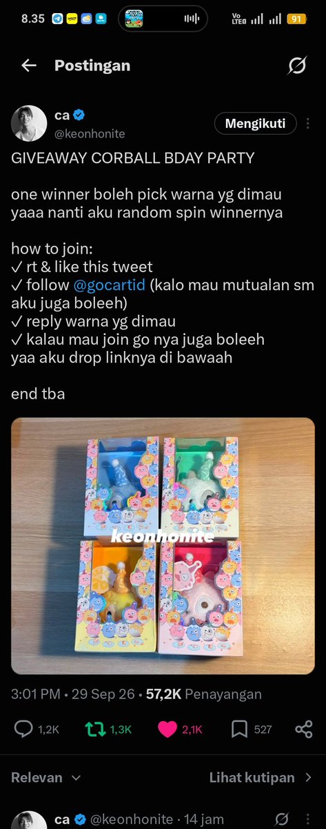 Jnrloop's tweet photo. @keonhonite @gocartid aku mau pink atau biru atau yang mana aja terserah dehh😭 https://t.co/khscHCzesQ