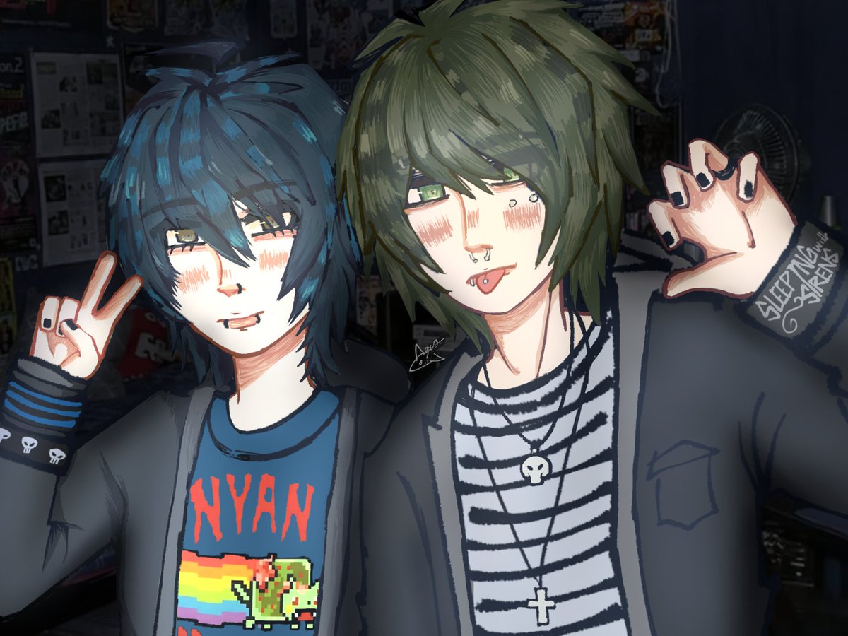 saihzzaa's tweet photo. #amasai #drv3 https://t.co/rV6ePNpaju