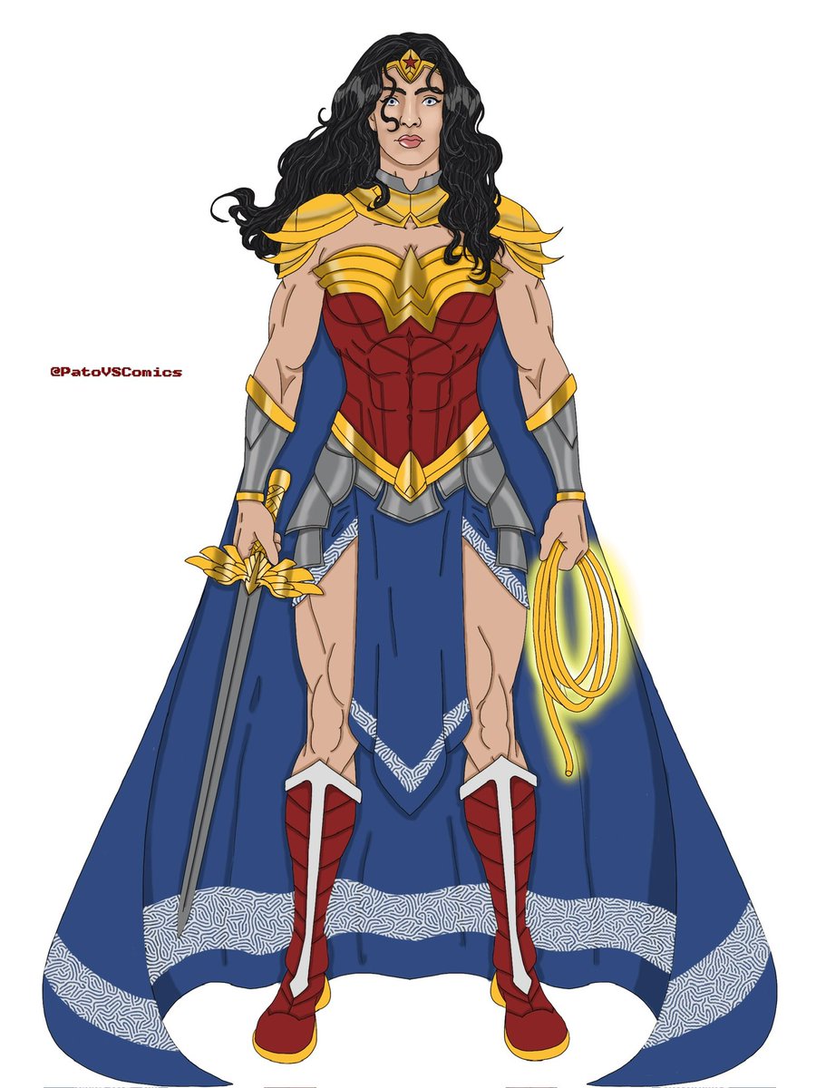 PatovsComics's tweet photo. My take on Diana of Themyscira made for and with help of resident Wonder Woman expert/good friend  @kurxxedjp https://t.co/Y8nC9yGKp0