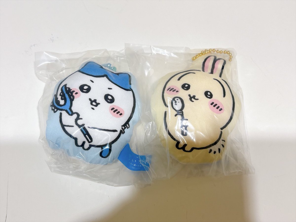 a_chan5144's tweet photo. 【交換】ちいかわ クッションマスコット

譲：うさぎ、ハチワレ
求：セイレーン、島二郎

郵送での交換希望です。検索からでもお声かけ下さい🙇‍♀️よろしくお願いいたします🙏 https://t.co/Eci0f3aAM2