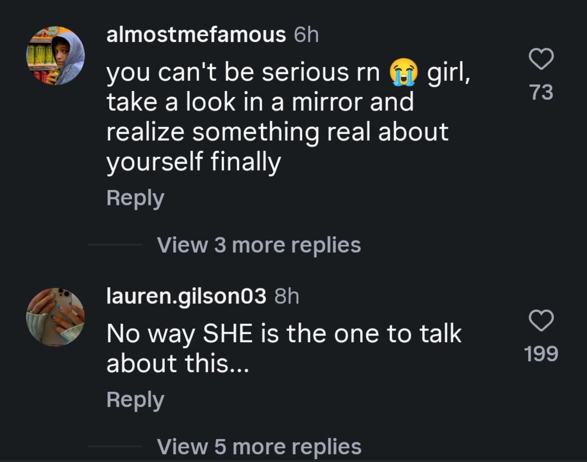 s0urpatchlouie's tweet photo. Let's talk about how she posted this larries automatically proved what she was talking about. Here's a thread of their bullshit comments.

And NO I will NOT be hiding their names, they don't deserve that luxury 🖕🏼 https://t.co/8KJingXWyp