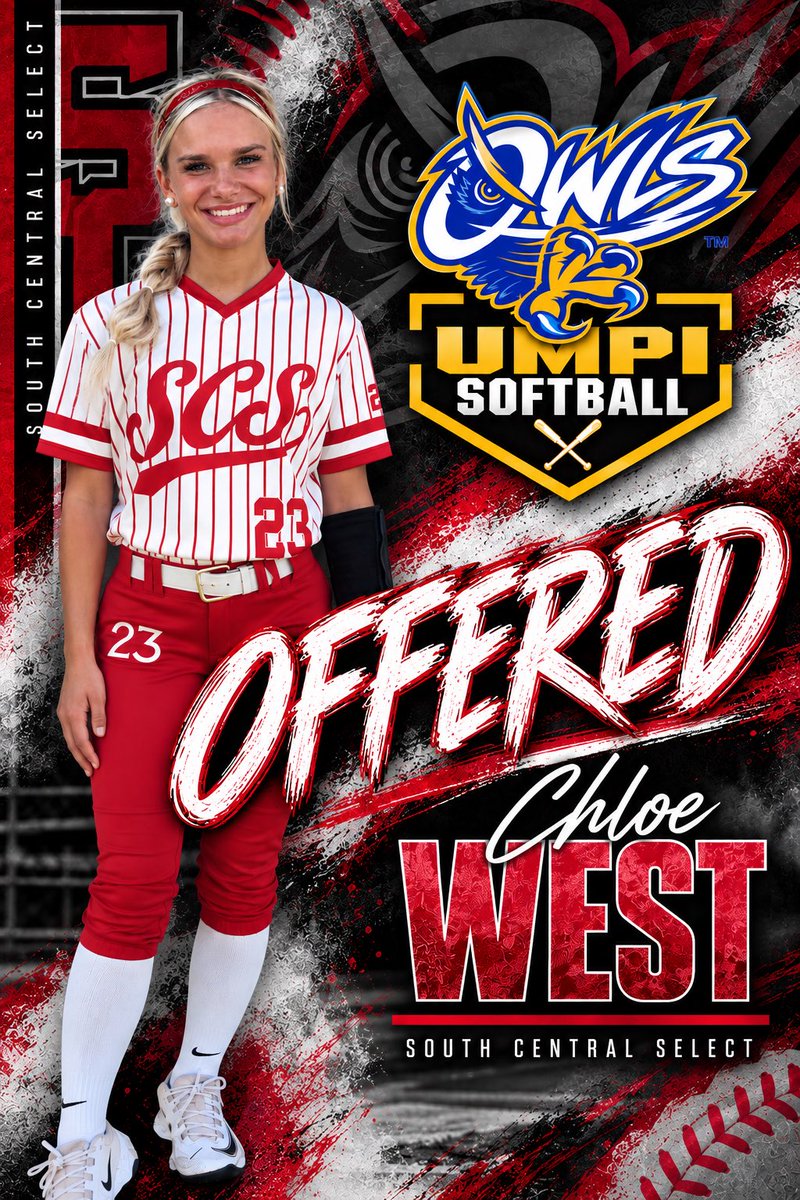 SouthCentral18u's tweet photo. Congratulations to @chloe_west09 on another offer!! https://t.co/Ti7jF85zAW