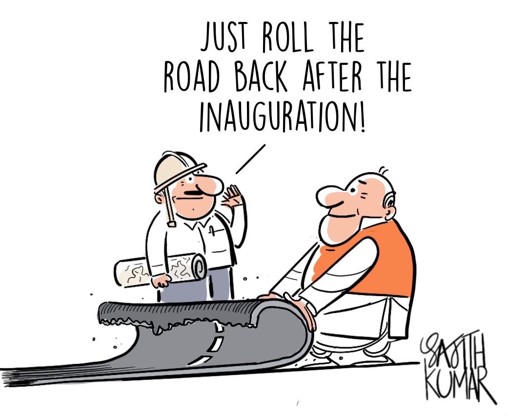 sajithkumar's tweet photo. #nationalhighways #roads @DeccanHerald https://t.co/0sdhfuydIs