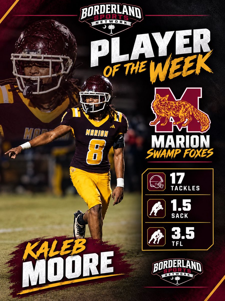 thekalebDmoore's tweet photo. thank you @peedeesports1 for recognizing my performance week 5 vs johnsonville only up from here.

@BDunnsports @QuentinJones_ @himiam68 @Coach_QG @SWiltfong_ @ExpoRecruits @CoachSElliott @EveretteSands @Ry_Beard @Rivals @RecruitGeorgia @247recruiting @TomLoy247 @CoachThomas_CCU @TopPreps @CoachUlassin @CoachJ_USF @UKCoachStoops @IM_THEEACEWALES @coachirishodea @CoachOxendine4 @OznolaO @PrepRedzoneSC @CoachAlexFaulk @HighSchoolBlitz @DartmouthFTBL @CoachDaft @CoachSafford @coachirishodea @CoachNGilbert @SwaFoxAthletics @mcmullen_justin @CoachDaft @CoachLanceo @IWSunDevils @CoachZLankford @ChadSimmons_ @valued_sports @Coach_Vince_ @vm_nextchapter @Ry_Beard @CoachMcRae77 @pepman704 @_CoachDowning @RecruitNE_GA