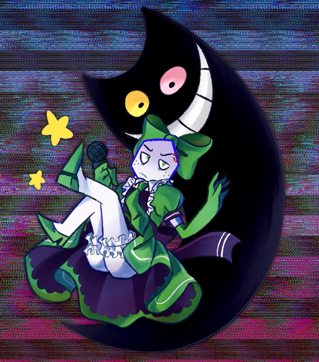 starriqwq's tweet photo. I wanted to draw battat in a dress too ‼️
Here’s my take on that 
#miketwt https://t.co/765piyxRbc