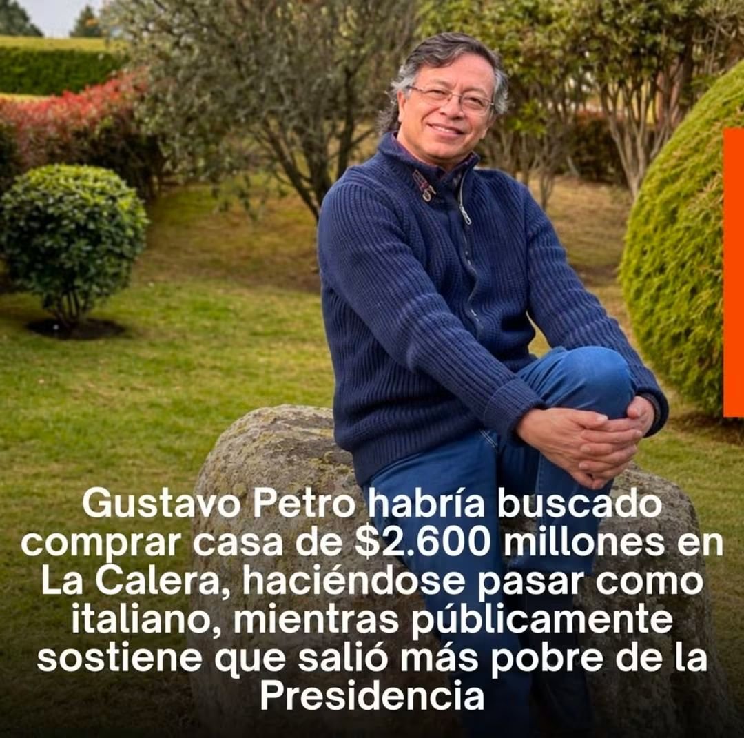 OscarAzul150012's tweet photo. @ojocolombia2026 Pero si @petrogustavo  afirmó qué él salió dé la presidencia sin un sólo peso, si fue así realmente deberíamos preguntarnos dé dónde sacó toda esa plata para comprar semejante mansión, qué se investigue el origen de esos fondos y se investigue a @petrogustavo https://t.co/NSHjJOlt01