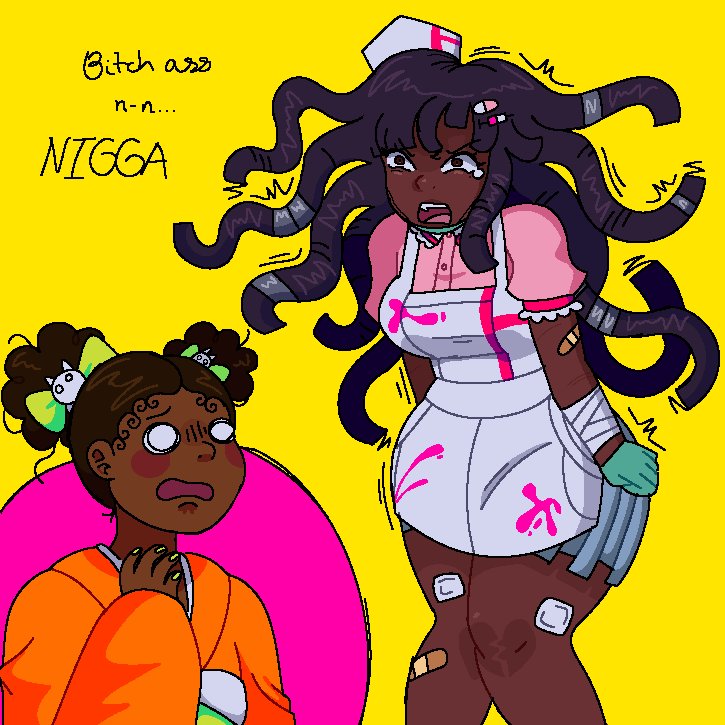 UNDYlNG_HOPE's tweet photo. the devil shivers when cute black girls say nigga. #danganronpa https://t.co/Yc2cYgBCGY