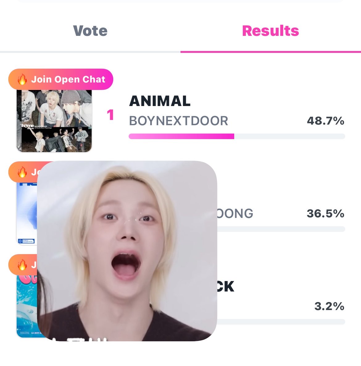 kiriguukie's tweet photo. please don't forget to vote on LINC app!! we are still #1 but we NEED to widen the gap 😭 https://t.co/hE1TguzDWa