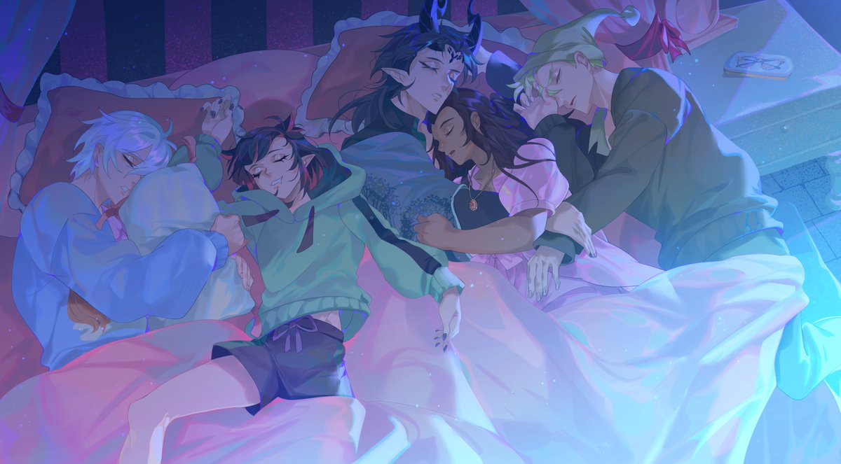 fairylovedragon's tweet photo. [⚔️🦇🐊🐉🐇]

Sleepover at Ramshackle! 🩷

🎨: @/FisheeM4mmal https://t.co/LkQI2Lk8zh