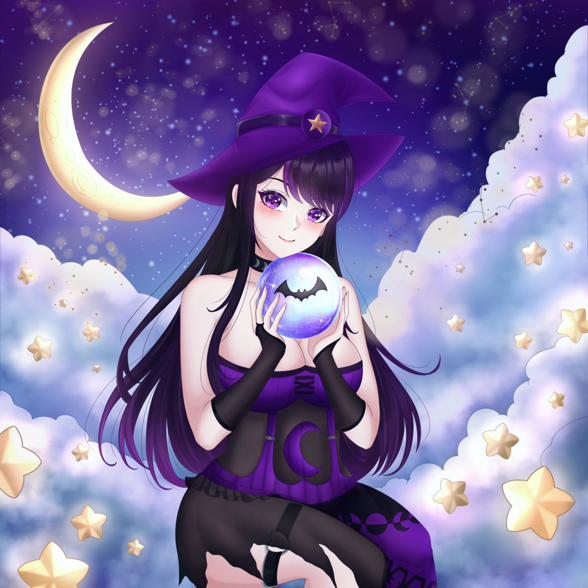 AyaArcanis's tweet photo. @saythorlar I am a crystal/kitchen with and I love all things Witchy, Mystical and mysterious. Just like real life. None of it is made up, so it's basically just me with a prettier drawing than myself xD https://t.co/DtMv0Fy4w7