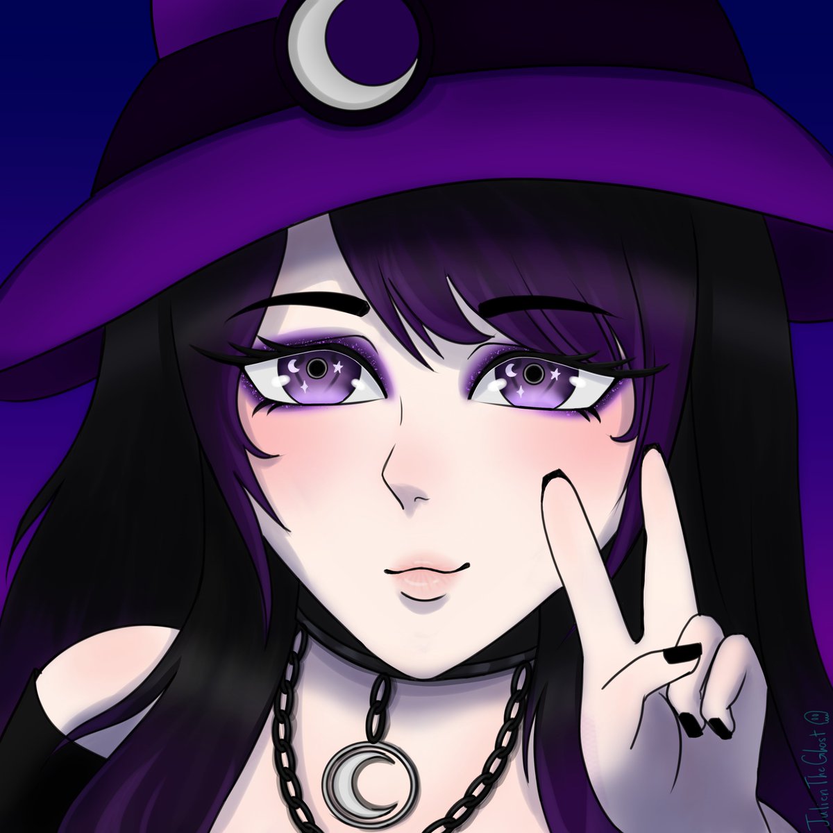 AyaArcanis's tweet photo. @saythorlar I am a crystal/kitchen with and I love all things Witchy, Mystical and mysterious. Just like real life. None of it is made up, so it's basically just me with a prettier drawing than myself xD https://t.co/DtMv0Fy4w7
