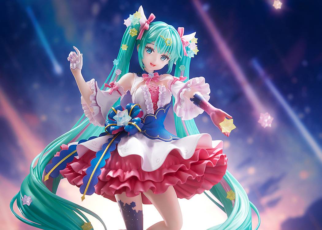 Nin_Nin_Game's tweet photo. Miku shines among the stars! 💙

Hatsune Miku - HATSUNE MIKU EXPO Rosuuri Ver. returns as a stunning 1/7 scale figure, faithfully recreating Rosuuri’s key visual.
Pre-order now 👉 https://t.co/KQp8D4O3aB

#HatsuneMiku #MikuEXPO #Rosuuri #GoodSmileCompany #DMMFactory #AnimeFigures https://t.co/oZj3o1snNZ