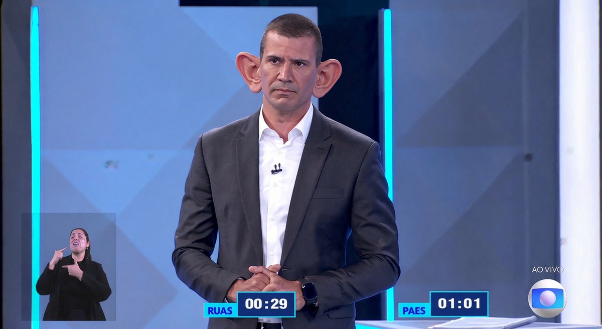oviniciuscooper's tweet photo. Completamente embasbacado que o Douglas é o cosplay do Dumbo
#DebateRJ #DebateNaGlobo https://t.co/wFBaHezRxG