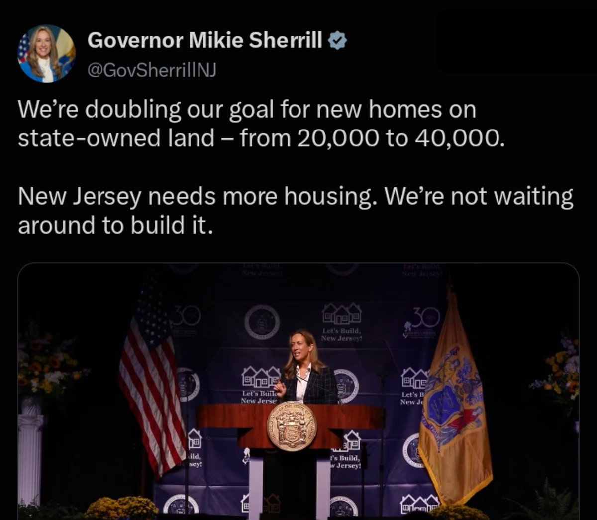 wakeupnj's tweet photo. New Jersey doesn't need more housing, it needs to deport the over 700,000 illegals that are occupying the market

Stop Endlessly destroying our lands for homes that are not needed Mikie and Jersey Democrats https://t.co/3jrJy5tk5c