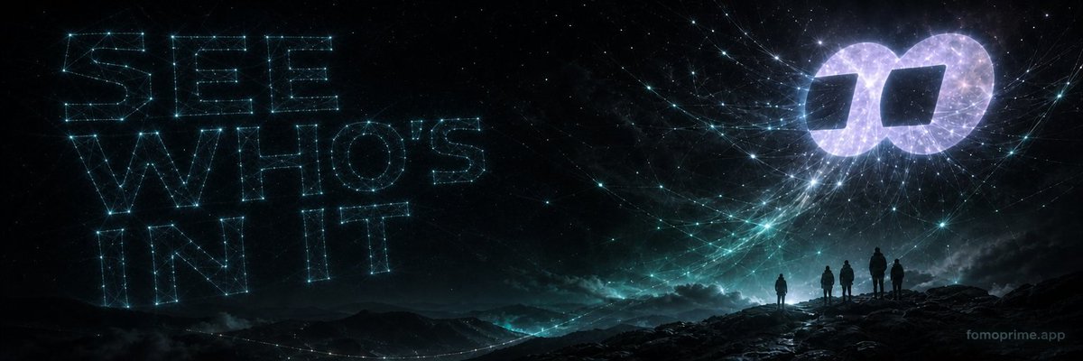FomoPrime's tweet photo. Every token page on fomoprime shows which @fomo traders already hold it, how big their position is, and what they wrote about it. Buyers who signed in with X show up as themselves, not as a wallet address.

A chart tells you what happened to a token. This tells you who's in it. https://t.co/FswpShdpMP