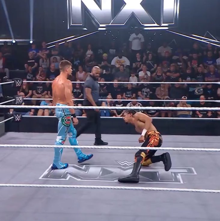 WrestlePurists's tweet photo. Vic Joseph referenced PAC on #WWENXT

“EK Prosper trying to rise up, and EK tonight trying to follow in the footsteps of another former NXT Champion. A high flyer he looked up to from Newcastle who once stated, ‘Throw your heart out in front of you, run ahead and catch it.’”

❤️ https://t.co/kOaxyyajA2