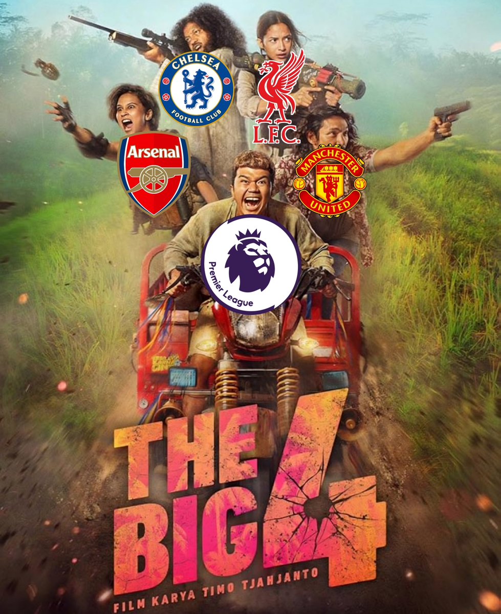 RDmania08's tweet photo. Sudah saatnya, harus terbiasa menyebut
Big Four. Bukan Big Six lagi.

Manchester United ✅️
Liverpool ✅️
Chelsea ✅️
Arsenal ✅️ https://t.co/120D2pxpky
