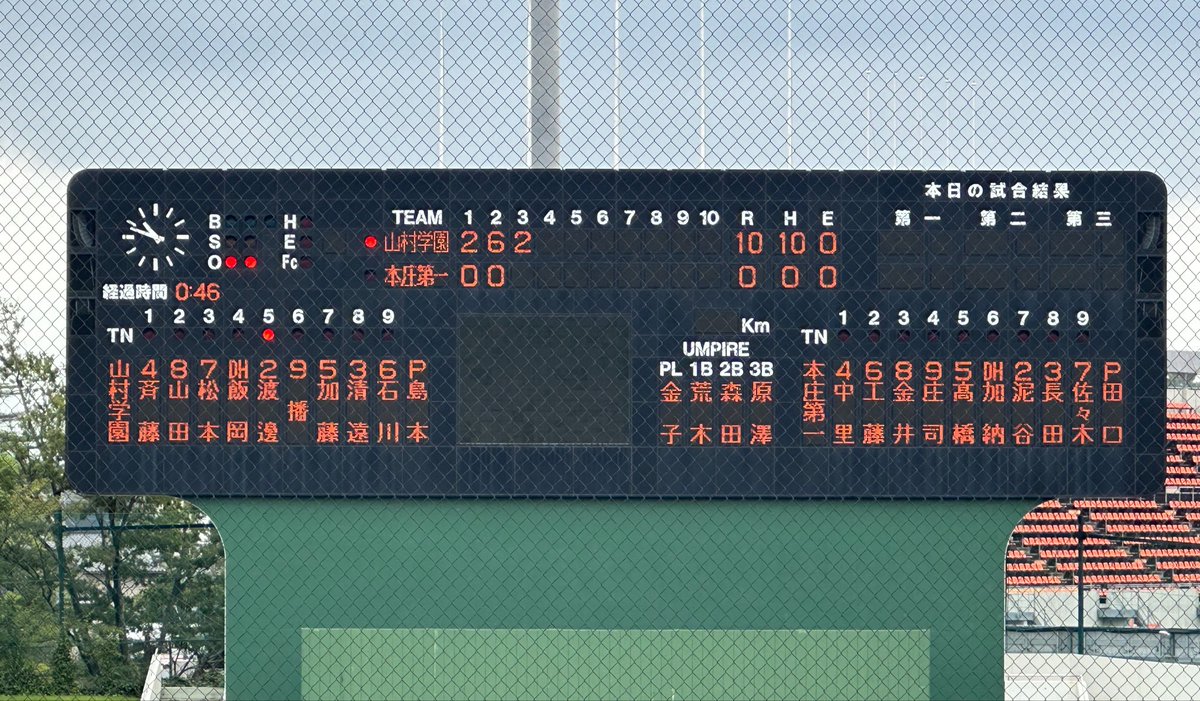 ko_ko89ouen's tweet photo. 山村さん強すぎ😳
3回表
山村学園10-0本庄第一 https://t.co/aN8z3RK8sr