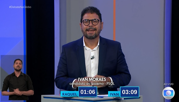 pedrovflima's tweet photo. Ivan Moraes recita segunda poesia no #debatenaglobo #eleições https://t.co/HRS5j5L3Lh