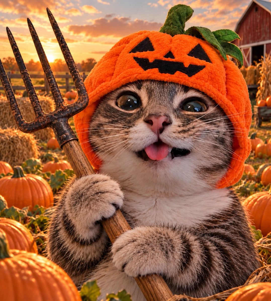BUMPKINCAT's tweet photo. 💎🎃We bumpkin farmers now 🎃💎 https://t.co/mBQ7Miz601