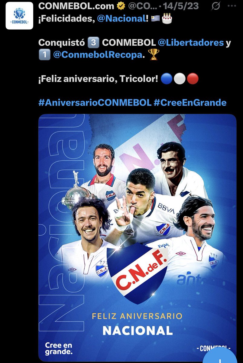 LeoFer_delCAP's tweet photo. @Marcelo_L_Ramos @CONMEBOL @Nacional ósea que acá la conmebol les dice que no tienen acta? o cómo funciona? https://t.co/Qls2pJPdNv