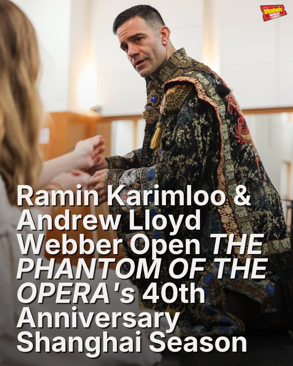 OliverOliveros's tweet photo. Ramin Karimloo and Lord Andrew Lloyd Webber reunited on stage to kick off “The Phantom of the Opera’s” 40th Anniversary Shanghai Farewell Season!
Go here: https://t.co/QJ8okXMjlw
Photo: Ramin Karimloo
#Phantom40 #RaminKarimloo #AndrewLloydWebber https://t.co/EYY4nqr3Ku