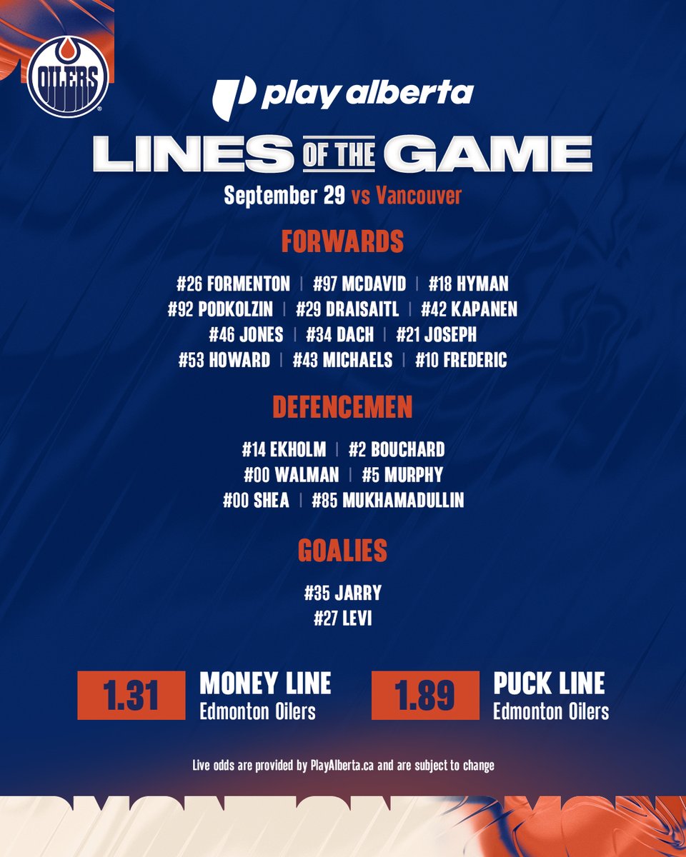 EdmontonOilers's tweet photo. Opening night lines 😤 

@PlayAlbertaCA | #LetsGoOilers https://t.co/LSGxrS990c