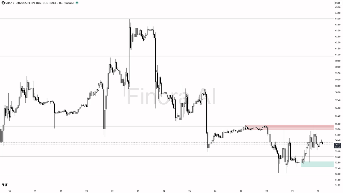 ⚠️ $SHAZ longs piled at +0.197% funding while 2.3% up — structure says trap ahead 🧵👇 
 [📷](https://pbs.twimg.com/media/HTbdqNUXgAAPasc.png) https://pbs.twimg