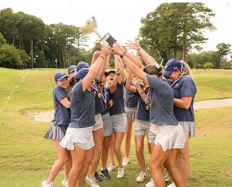 marlinsgolf's tweet photo. Marlins get the W and we honor our seniors. Juliette Coffey gets the individual medal honors and we get the team W. 328-326 on a very tough track. Next in Homer, GA for the Chimney Oaks Invite. https://t.co/HhtMLc1wHL