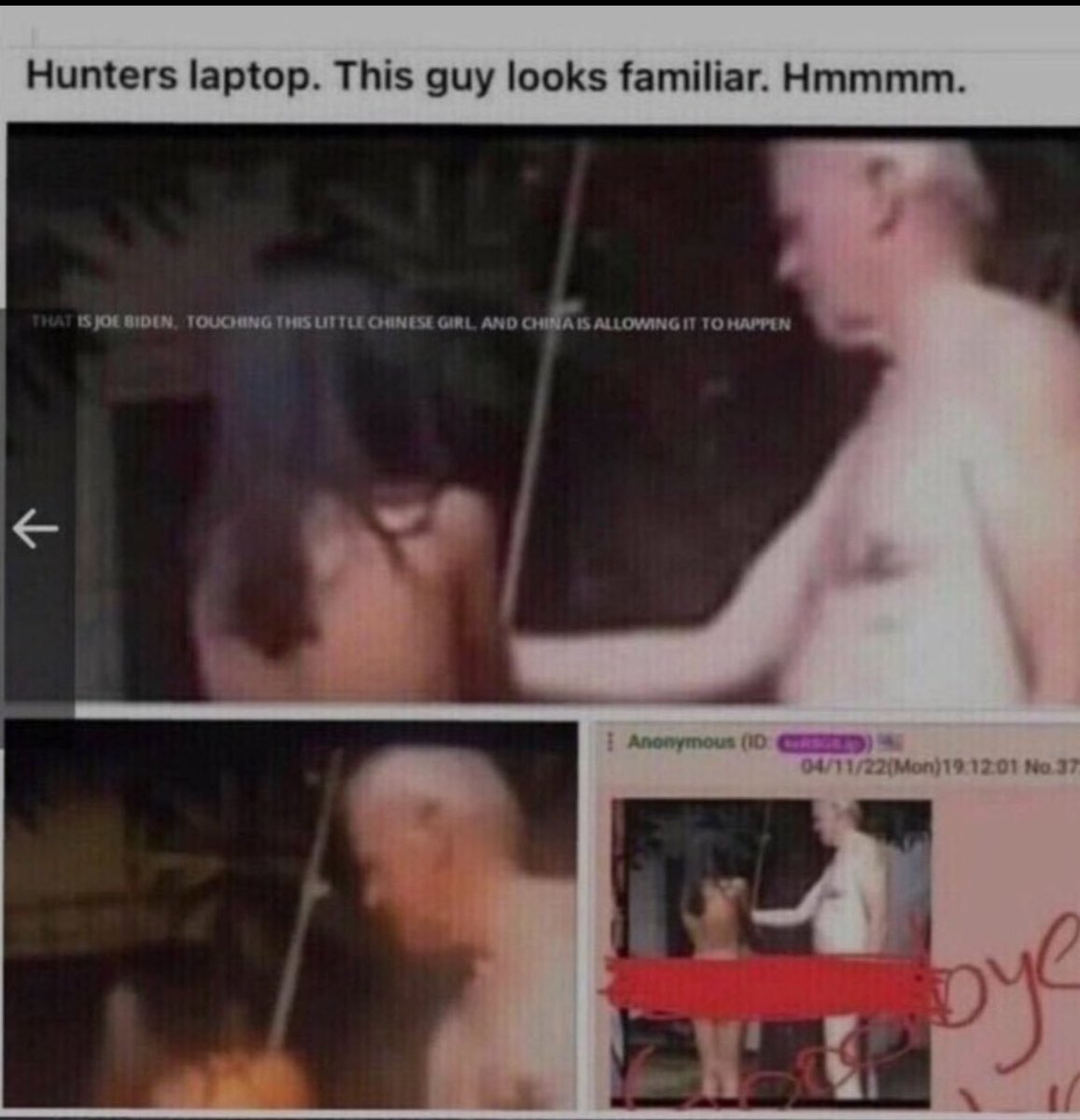 NavyIrishVet's tweet photo. @yokoOnosuks @OneBadDude_ Still waiting on some proof of the shit you claim......I will show you how this works.

Joe Biden is a pedophile.
Thats the claim.
Here is the evidence.
Can you do that with your small attention span? https://t.co/oNzCaAaV0O