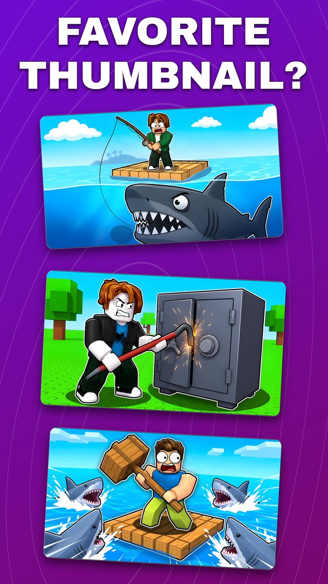 ClicklabRblx's tweet photo. Stop letting players scroll past your game 💀

Great thumbnails get noticed.

ClickLab helps Roblox devs create them in seconds ✨
https://t.co/KwitfWZJTm

#RobloxDev | #RobloxDevs | #RobloxStudio https://t.co/NpsrrV7WPv