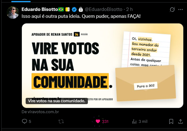 iohannesbrasil's tweet photo. DIVULGUEM O MÁXIMO ISSO AQUI

https://t.co/tZv3unGYti

VIREM VOTOS DOS SEUS VIZINHOS https://t.co/ImcjxweQRW