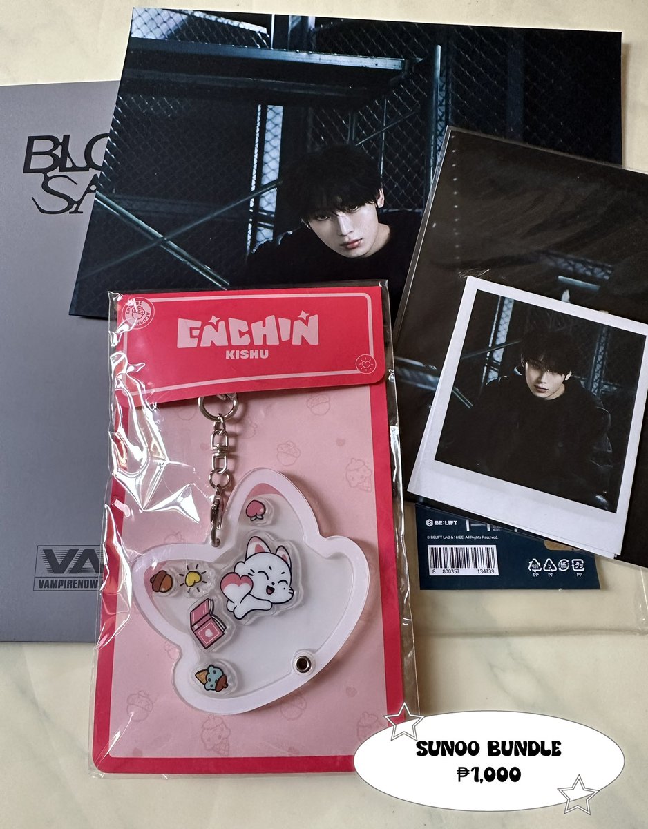 aronoeldiaz07's tweet photo. 𑣲⋆ wts lfb ph 𑣲⋆

𑣲⋆ Sunoo Bundle
𑣲⋆ Onhand, can ship anytime 
𑣲⋆ Php. 1000
𑣲⋆ Payo only
𑣲⋆ MOP: Gcash, Metrobank 
𑣲⋆ MOD: J&amp;T or Lalamove 
📍Manila

𑣲⋆DM me 𑣲⋆

# sunoo bloodsaga kishu enchin keyring https://t.co/BMTQDNvGOP