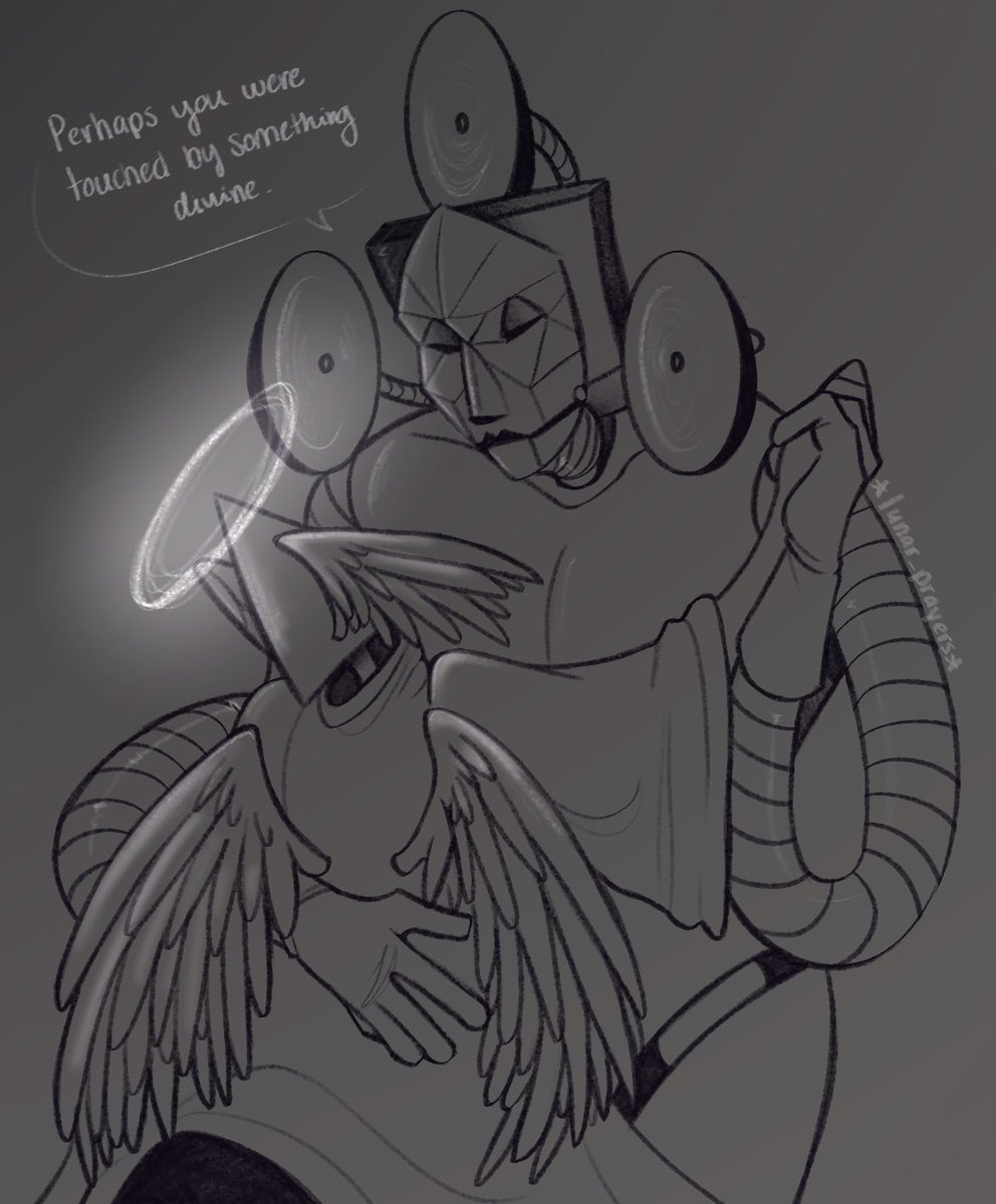 lunar_prayers's tweet photo. is this a safe space for surgeon / guardian angel

(I used this line in a self insert fanfic and I thought it'd go insane here too)

🪽💊 #endacopia #endacopiafanart https://t.co/GcPgRTrmna