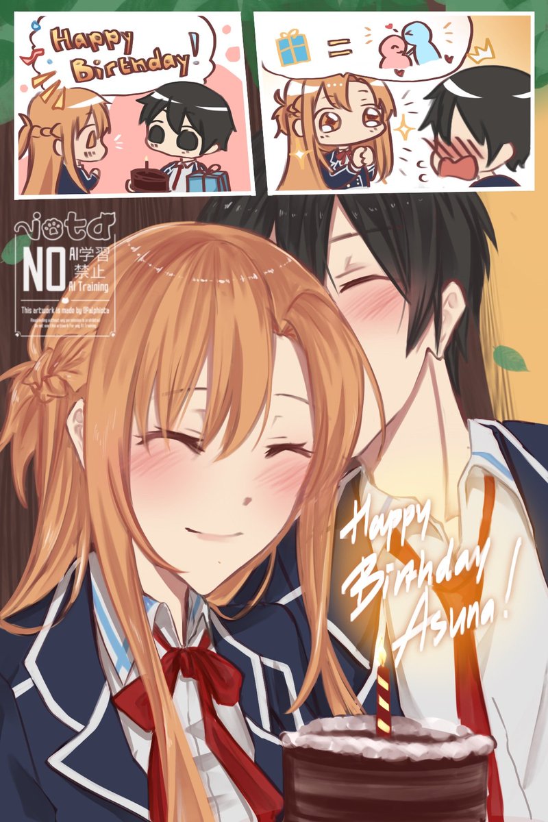 alphiota's tweet photo. Happy Birthday my dear Asuna ❤️🫶🏻
May your life be full of happiness and love (esp from Kirito) ❤️🌸
-
#swordartonline
#ソードアートオンライン
#アスナ誕生祭2026
#アスナ生誕祭2026 https://t.co/6mXqbxNsaJ