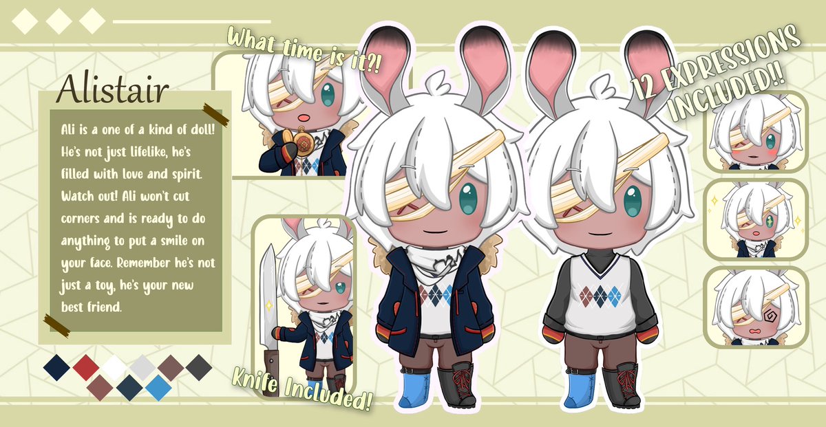 TwoBitRabbit's tweet photo. @eudoraboreal Ooh this is so cute! Thank you for the opportunity https://t.co/VB8URCfbms