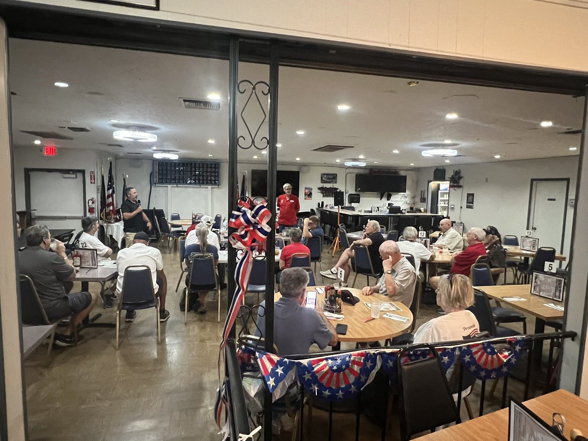 chrisroseaz's tweet photo. Had a great time at the Republican Men’s Lunch this afternoon! We got to hear some great local updates and hear from one of our School Board candidates. It’s always great getting out in the community and staying informed about what’s happening locally! https://t.co/k2BH2VBa2z