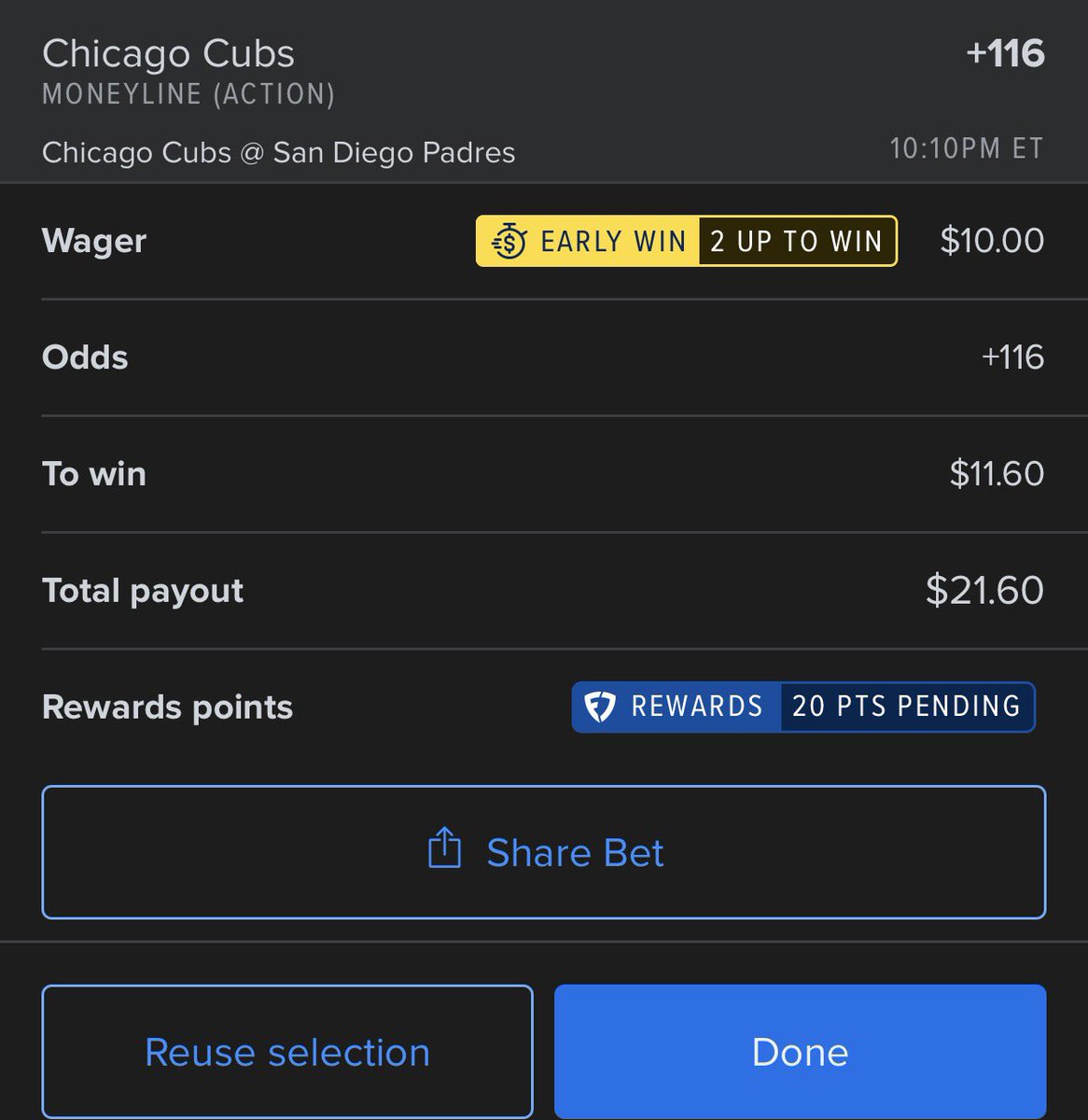 BiLLsMAFiA_FODx's tweet photo. I’m also using my up 2 early win token on the #Cubs they have a good offense and bat first here on the road. King is solid #ForTheFaithful but nothing to be scared of. #Gambling𝕏 #NoTimeLikeOctober #Postseason #GamblingCommunity #BettingCommunity #Baseball https://t.co/YTKxReJGox