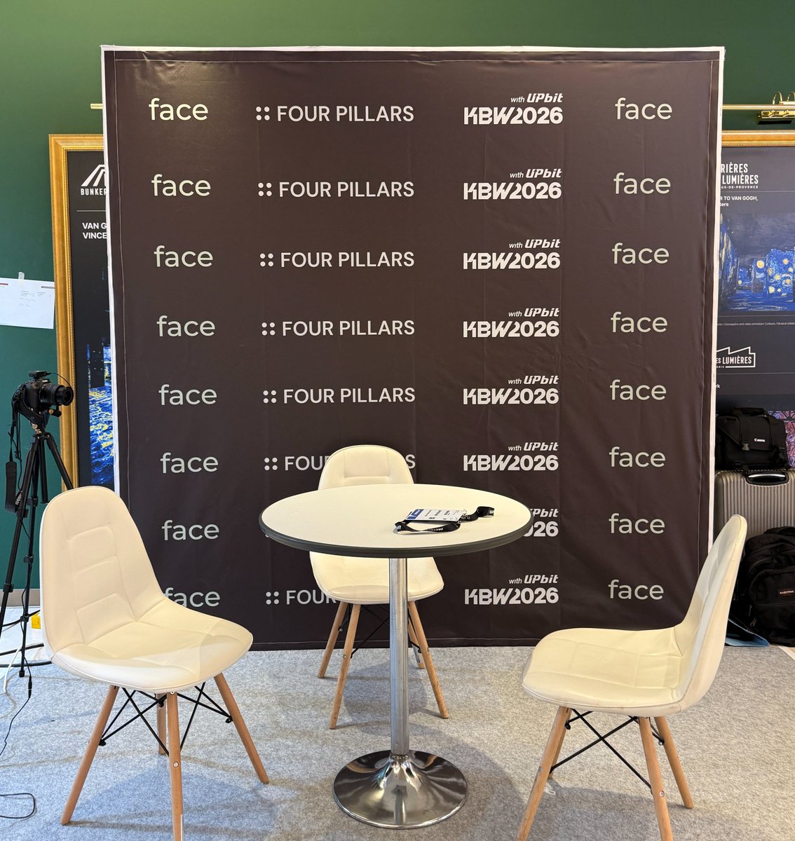 face_east_'s tweet photo. We have a cute booth at the KBW main venue

Will be doing interviews here for the day

Find us near the main elevators! https://t.co/H0hON3gCSr