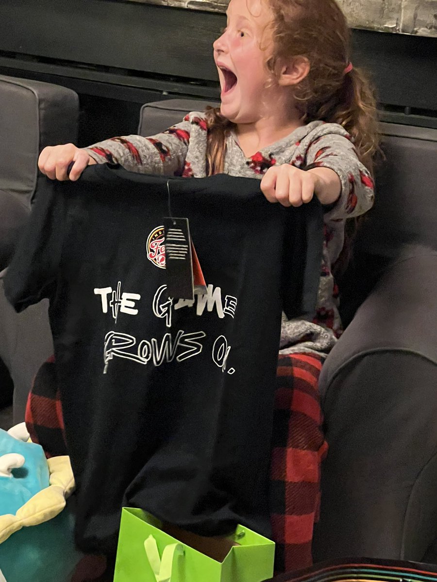 SraConteRussian's tweet photo. All she wanted for her 7th birthday was a victory for her “best best best best best best basketball player” (and the rest of the Fever), but the shirt is cool too. Don’t worry, she got some new Iowa gear too. @CaitlinClark22 @IndianaFever @IowaWBB https://t.co/q9jsR3XZJN