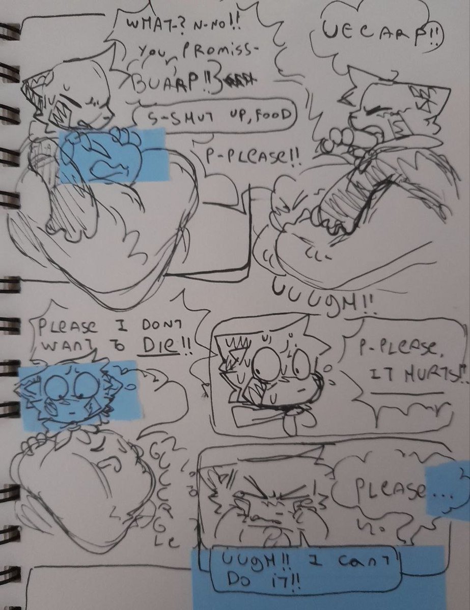 evil_cr3ature's tweet photo. Cw: vore
-
This one's a bit old but Spruce is so cute when he's not considering adding you to his butt... https://t.co/wcs2aFgxnd
