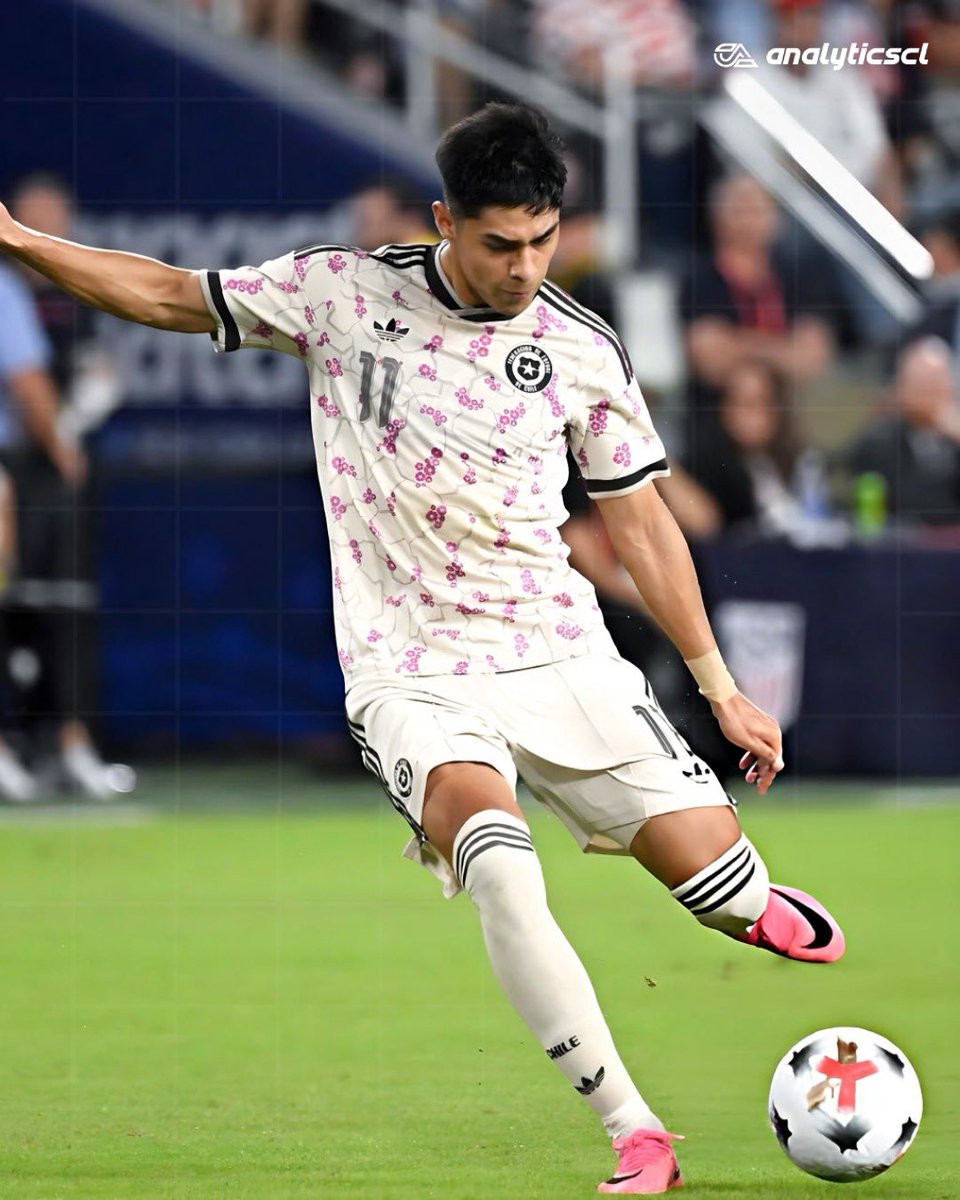 analyticscl's tweet photo. Dario Osorio entre los jugadores de Chile, en la derrota ante Estados Unidos:

◉ 1° en tiros (5)
◉ 1° en pases claves (3)
◉ 1° en entradas completadas (3)
◉ 6 recuperaciones.
◉ 13/15 pases completados.

¿Opiniones de su partido? ⁉️ https://t.co/tGTWjIKBN0