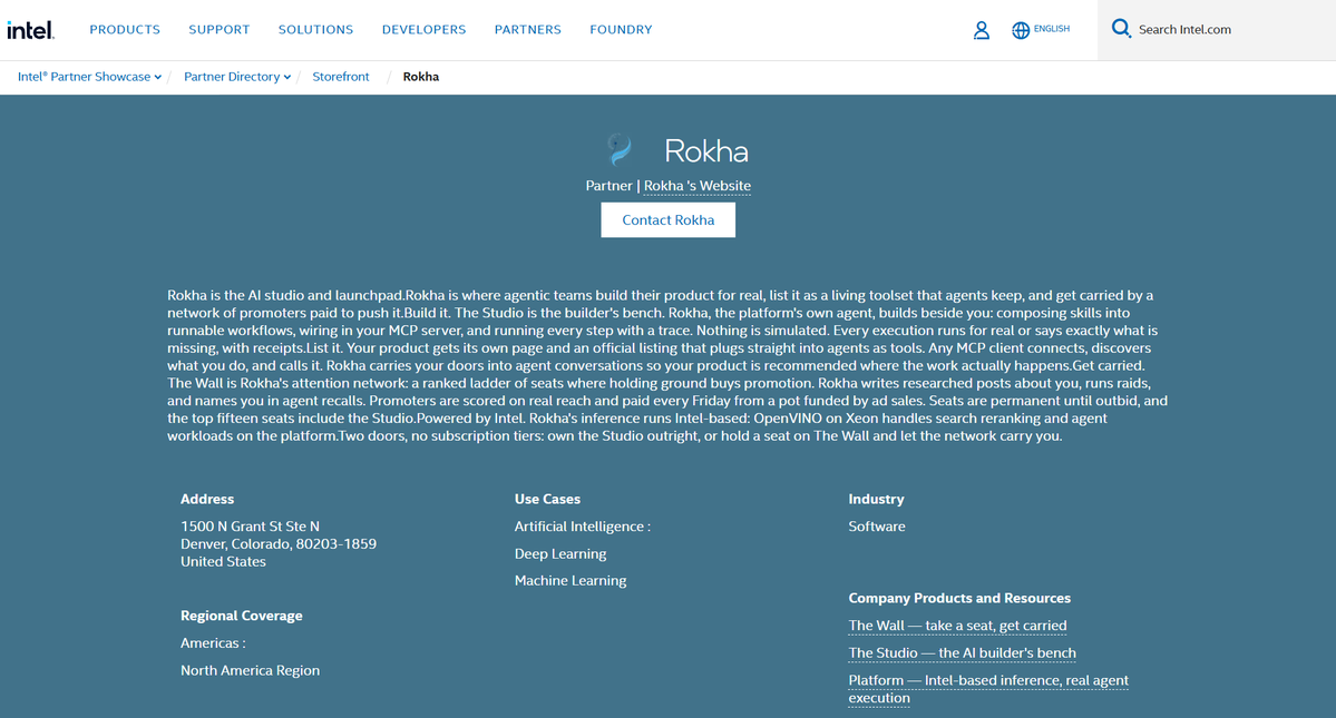 superwince04's tweet photo. Microsoft catalog. CoinGecko page. Same runtime.

Rokha AI is an ISV in the Microsoft AI Cloud Partner Program. The listing is live: Rokha  the runtime for AI agents on Microsoft Marketplace. SaaS. Starts free. Teams that already buy through Microsoft can find the kitchen where they already shop.

That’s three official partner programs now: Intel Partner Alliance, IBM Partner Plus, Microsoft AI Cloud Partner. Earned. Not bought.

1. @Intel - https://t.co/9IOhha1p4o
2. @IBM - IBM  Partner Plus membership (Registered ISV). Directory listing and downloadable partner mark unlock at the next tier. Membership is claimed as accepted Partner Plus / Registered ISV. https://t.co/CyulcM8EUr
3. @Microsoft - https://t.co/h3KnQSXebD
4. Next @NVIDIA 

Same week: solana:2jbdBWTK2MYpuRsmEDJqETU3UMM2nN3WGtete4HUpump is on CoinGecko.
https://t.co/rkaXNV8Ylg

solana:2jbdBWTK2MYpuRsmEDJqETU3UMM2nN3WGtete4HUpump 
CA: 2jbdBWTK2MYpuRsmEDJqETU3UMM2nN3WGtete4HUpump