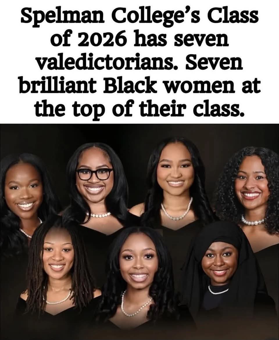 RoyIsThaTruth's tweet photo. Can we take a moment for the 7 Co- Valadictorians from Spellman College!!! https://t.co/wE8KHHc3Ni