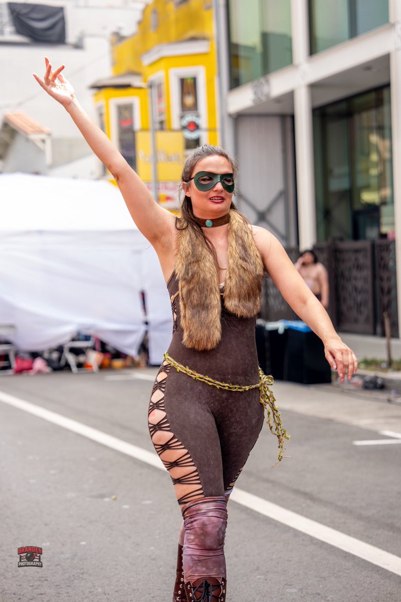 druidvanessac's tweet photo. I would just like to point out that I do not believe I actually lost the rumble at @FolsomStEvents. 

I wildshaped into a goldendoodle and no one wanted to fight me, so… 🐾 https://t.co/VHmQ6mg8ks
