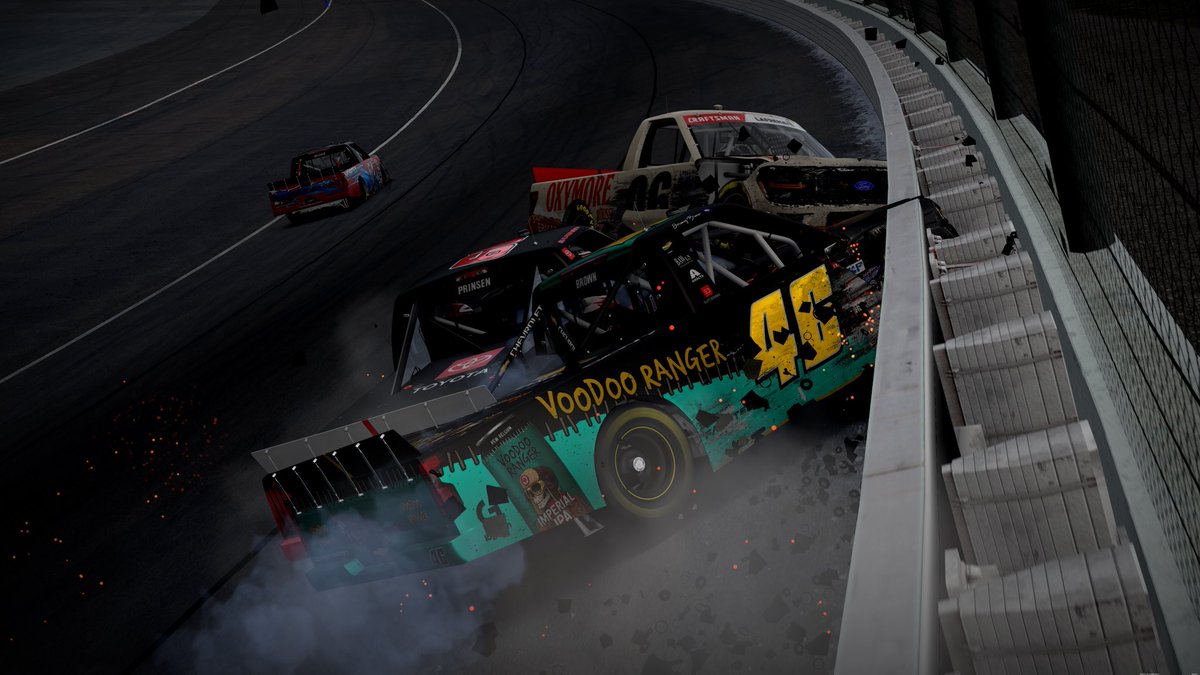 Elite_eSports17's tweet photo. NSRL - Kansas
Both were taken out.
Race Results:
13th - @JWishon22
20th - @thebigshow434
#TeamElite | #iRacing https://t.co/usMyQeGoG8