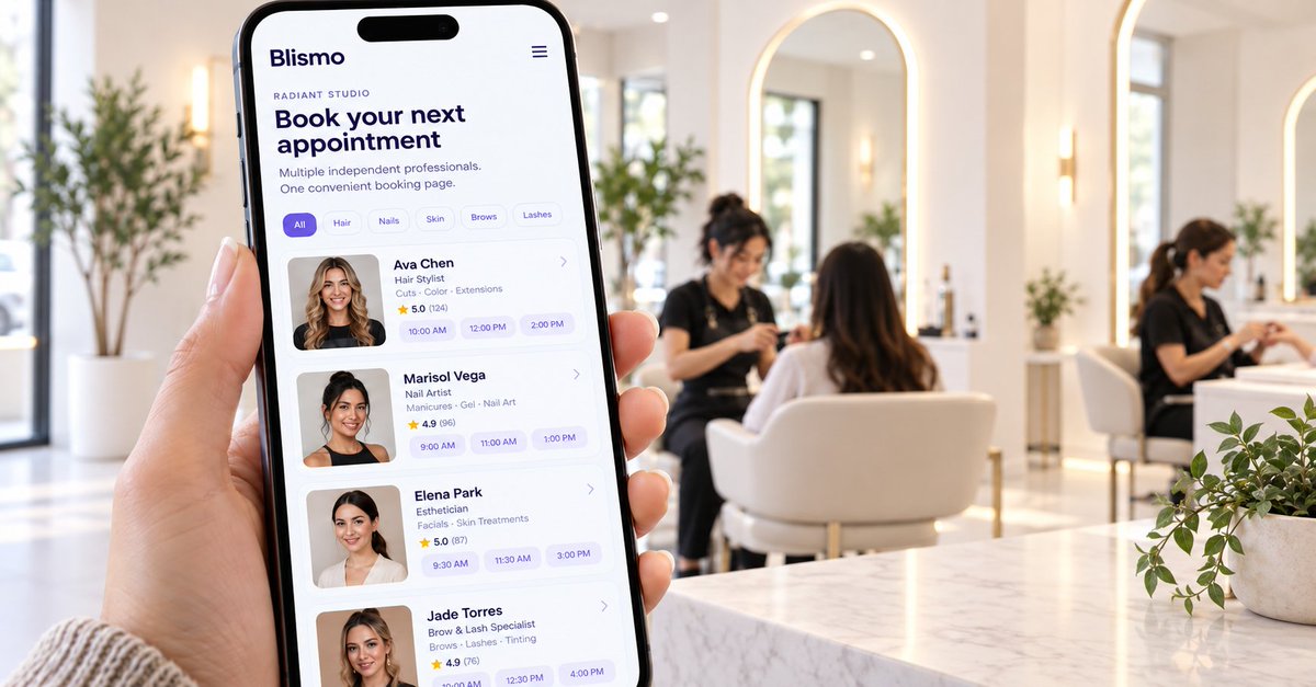 blismoai's tweet photo. Every barbershop is heading toward independent stylists sharing one roof, but booking software still treats them as employees or makes them build separate pages.

Collaborator Mode gives shops one page while every stylist keeps their own account. The user follows the person, not the shop🚀

Blismo is looking for partners:
✔️ Processors
✔️ Sales Orgs
✔️ Hardware

Let's talk: https://t.co/ALFyIHq7iD