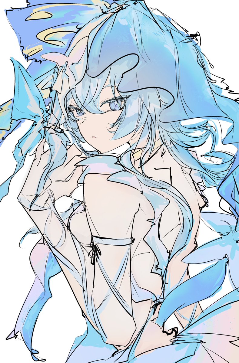 maco_keeper's tweet photo. #イラスト #二次創作 
鳴潮のショアキーパーさんを描いてみました https://t.co/vHFikJjcBv